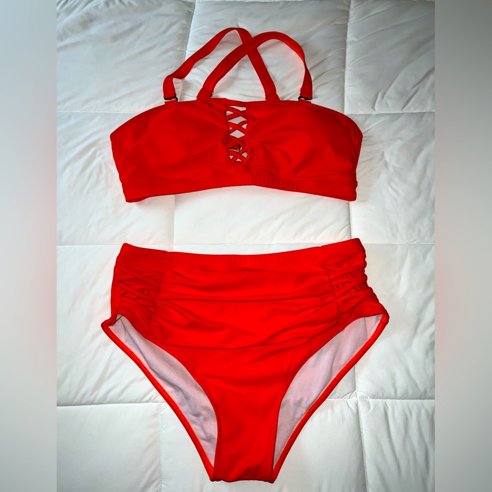Two Piece Plus Size Bathing Suit